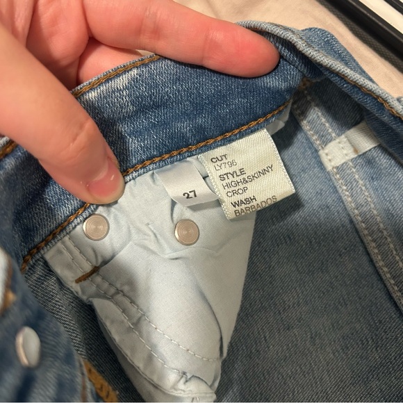 High & Skinny Crop Jeans - Picture 6 of 8